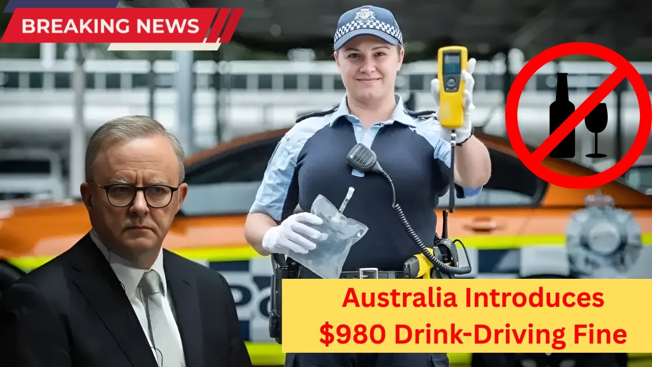 Australia Introduces $980 Drink-Driving Fine – Updated Rules and Penalties Explained