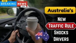 $850 Coffee Fine Shocks Drivers – New Australia Traffic Law Starts 22 Oct 2025