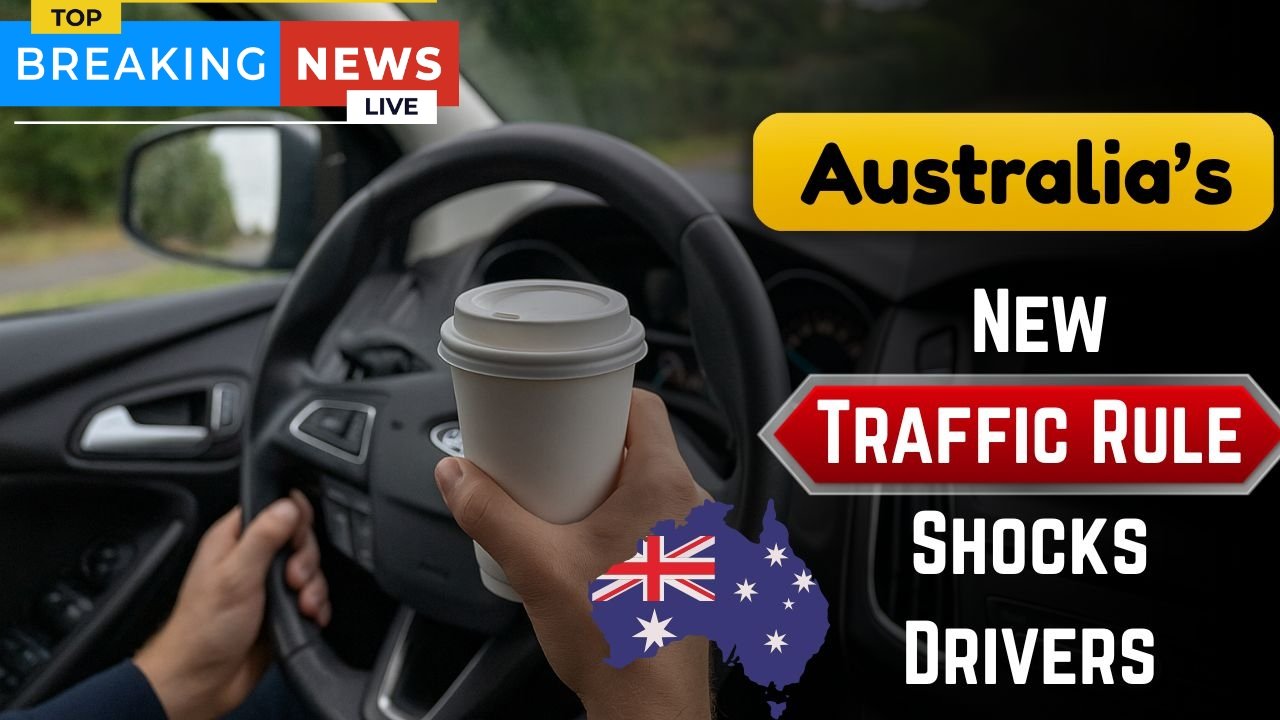$850 Coffee Fine Shocks Drivers – New Australia Traffic Law Starts 22 Oct 2025