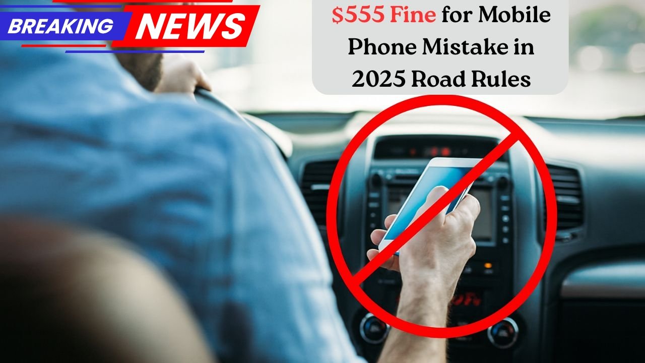 $555 Penalty for Using Phones While Driving – Australia’s Strict 2025 Rules Announced